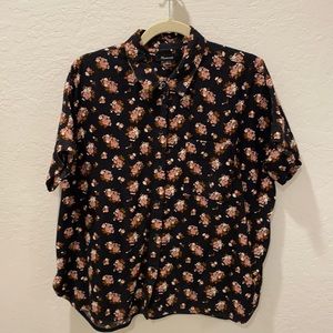 Madewell Corduroy Floral Top